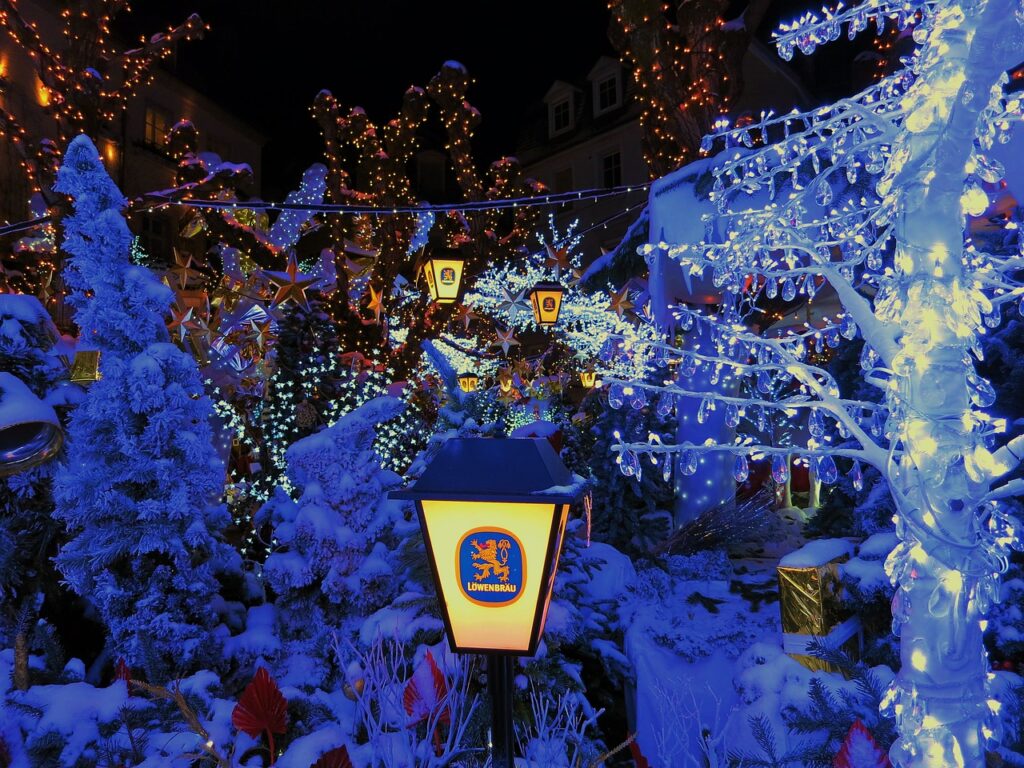 אווירת חג בחצר בירה בבאדן באדן